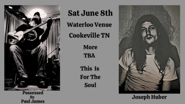 Two of the most heartfelt, soul healing musicians will be playing Waterloo Venue on June 8th, 2024. Possessed by Paul James and Joseph Huber. You don't want to miss this concert!